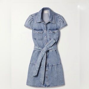 Alice + Olivia Blue Denim Mini Dress
